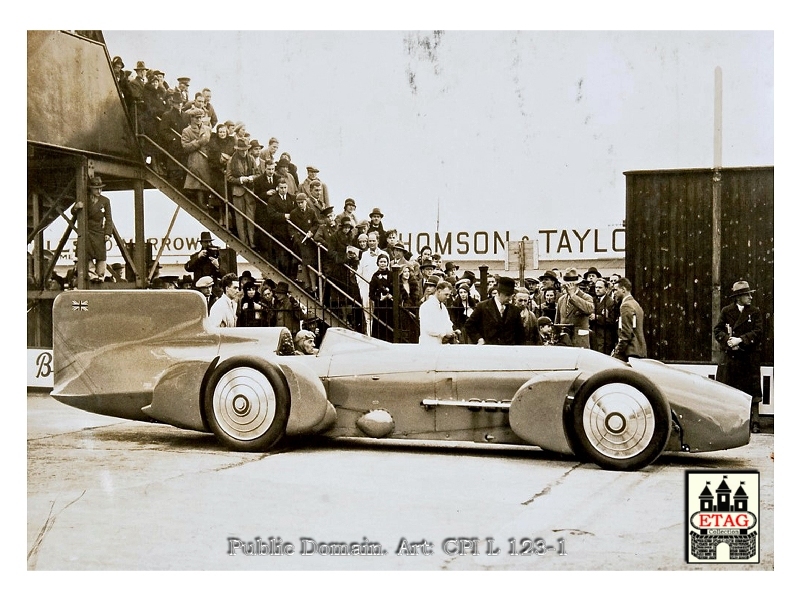 1932 Brooklands Bluebird Campbell Railton Rolls Royce