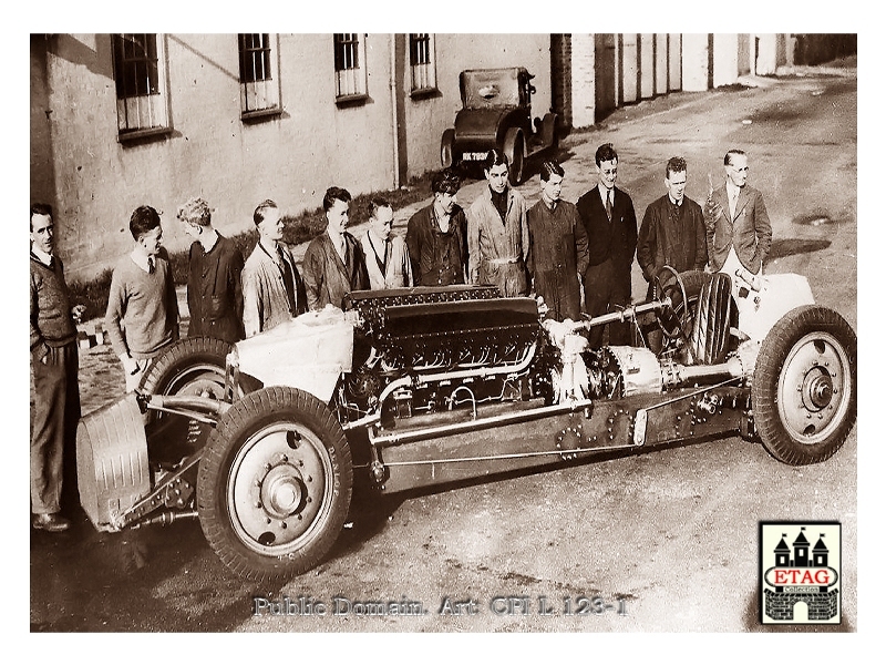 1932 Brooklands Bluebird Campbell Railton Rolls Royce Prepai