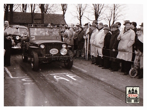 1951 Brabant Grensrit Startnummer 43 Willy Jeep