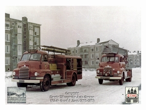 1951 Bedford Brandweerwagen Tilburg (4b) NB0816 RingbaanZuid