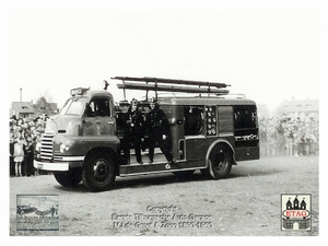 1951 Bedford Brandweerwagen Tilburg (4i) NB0816 RingbaanZuid