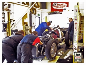 2012 BRM Celebration Day.1953 BRM P15 MK2 (04) Garage 1