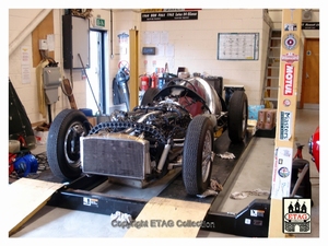 2012 BRM Celebration Day.1953 BRM P15 MK2 (05) Garage 2