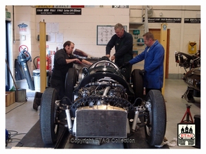 2012 BRM Celebration Day.1953 BRM P15 MK2 (06) Garage 3