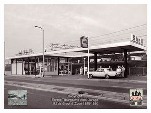 1971 Spoorlaan 416 Tilburg (4) Benzine-service station