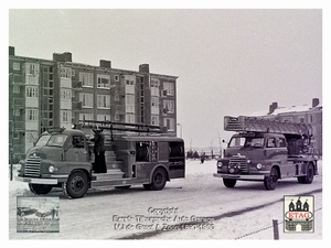 1951 Bedford Brandweerwagen Tilburg (4f) NB0816 RingbaanZuid