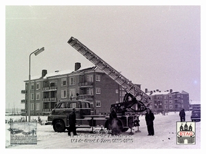 1951 Bedford Brandweerwagen Tilburg (7j) Korps Ringbaan Zuid