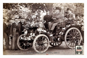 1898 Le Longchamps Fleuri Delahaye Ernest Archdeacon