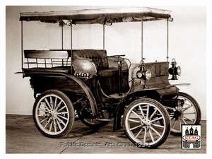 1899 Delahaye Closed Roof Top Wagonette