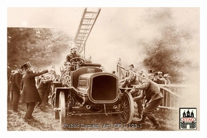 1910 Grand Palais Paris Delahaye Fire truck