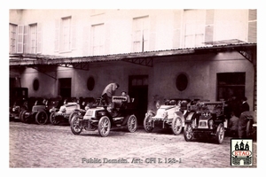 1902 Paris Nice Chenard M.Chenard #431-1 Hotel de L`Ecu