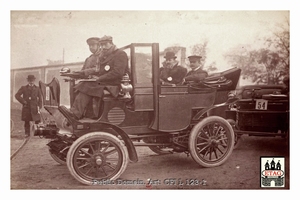 1901 Concours L`Alcool Gobron Driver #49 Paddock