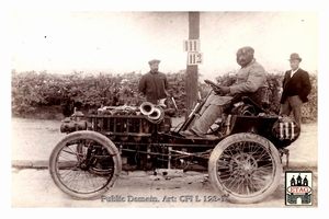 1901 Paris Berlin Cottereau Foret #111 Dnf Paddock