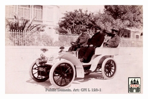 1902 Paris Nice Gladiator Tranchant #15 Arriving Nice