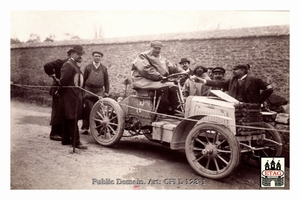 1902 Course de Vitesse Panhard Gondoin #10 Saint Germain