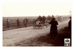 1900 Coupe des Voiturettes Hurtu Delantre #17 Chambeurey