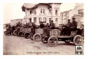 1902 Paris Nice Villain Unknown & driver #23