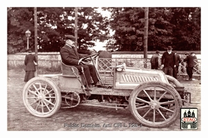 1902 Course Cote Gaillon Richard Brasier #176 Paddock