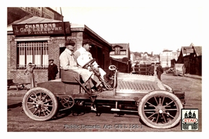 1902 Coupe Deauville Gladiator Mercier #144 Paddock