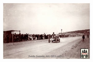 1902 Coupe Deauville Serpollet Rutishauer #66 Arriving 640Km