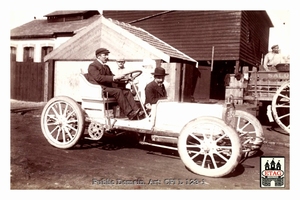 1902 Coupe Deauville Peugeot Millot #96 Paddock