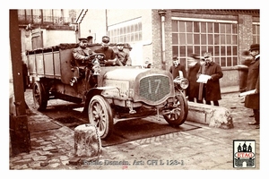 1906 Paris Marseille Dion Bouton Driver? #17 Paddock