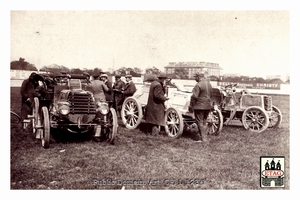 1899 Paris Bordeaux Panhard Charron,Knyf,Girardot Paddock