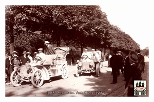 1904 Alpe Race Martini Ernest Cuenod #? Stop Paris