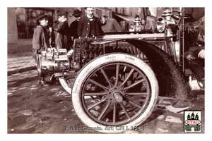 1905 Paris Biarritz Dietrich Duray #1 Paddock Wheel close up