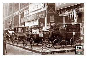 1896 Grand Palais Paris Peugeot Freres Stand