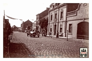 1904 Circuit Ardennes Wolseley Cecil Bianchi #12 Race 13th