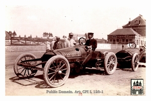 1904 Circuit Ardennes Wolseley Sidney Girling #11 Dnf 2 laps