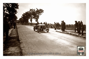 1911 Boulogne Delage Bablot #10 Paddock 1st