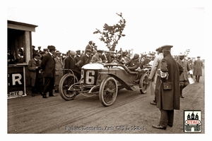 1911 Boulogne Delage Guyot #26 Start 4th