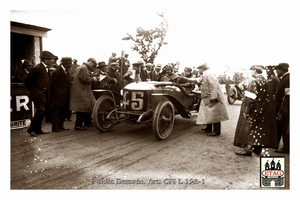 1911 Boulogne Delage Victor Rigal #45 Paddock Dnf10laps