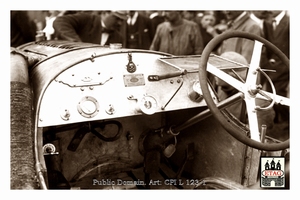 1913 Amiens Delage Albert Guyot #10 Dashborad 5th