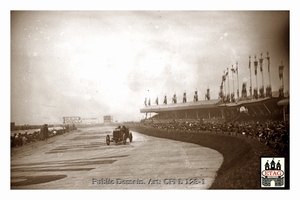 1913 Amiens Delage Albert Guyot #10 Grandstand 5th