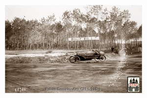 1921 Le Mans Salmson Andre Lombard #9 Race Curve 1st