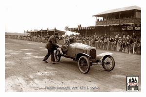 1921 Le Mans Salmson Andre Lombard #9 Winner Flowers 1st