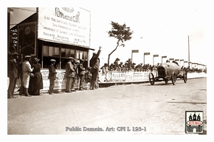 1922 Boulogne Salmson George Casse #39 2nd Finish