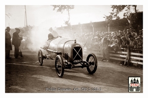 1922 Boulogne Salmson Robert Benoist #37 8th Start