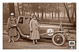 1926 Rallye Automobile Amilcar Feminin Mme Dupechez