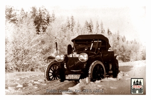 1912 Monte Carlo Baltique Russo Anfrey Nagel #6 9th In snow