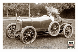 1912 Dieppe Sunbeam Dario Resta #17 4rth Paddock1