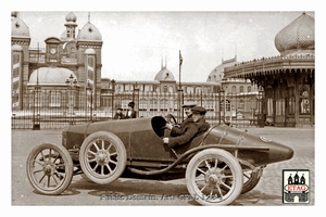 1912 Dieppe Sunbeam Emile Medinger #52 5th Paddock