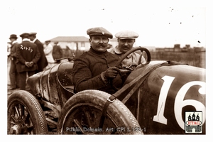1912 Dieppe Sunbeam Gustave Callois #16 Portrait