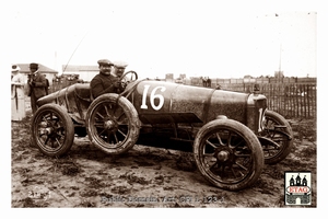 1912 Dieppe Sunbeam Gustave Callois #16 Paddock