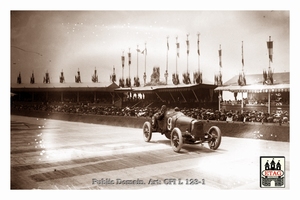 1913 Amiens Sunbeam Dario Resta #9 6th Grandstand