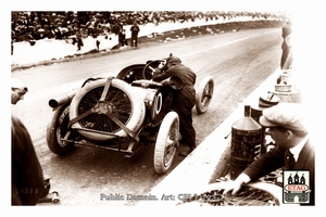 1914 Lyon Sunbeam Jean Chassagne #10 Dnf12laps Refuel2