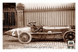 1922 Strasbourg Sunbeam Henry Segrave #21 Dnf29laps Paddock1